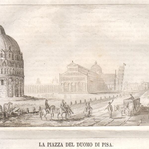 Pisa, Piazza del Duomo, 1838