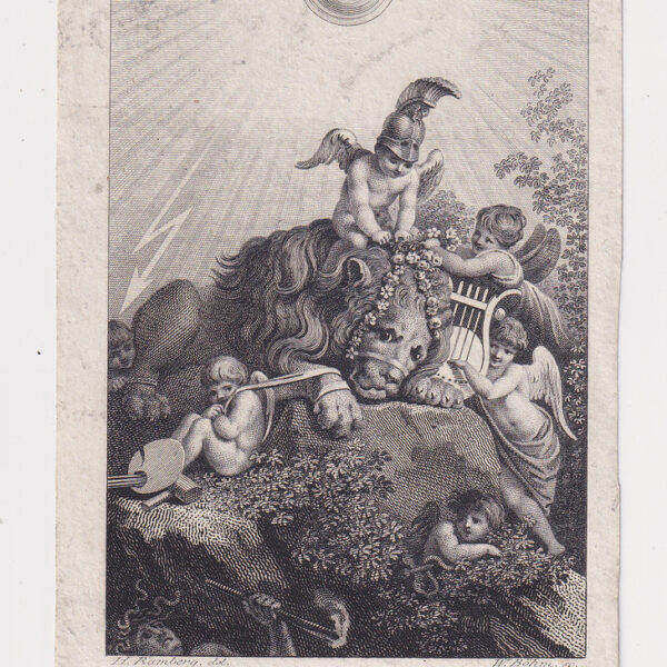 J.H.Ramberg, W.Bohm, Amorini e Leone, 1800-1823