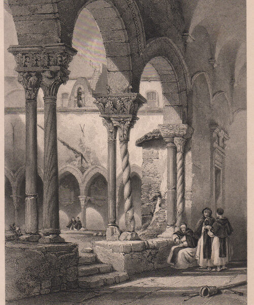 Palermo, il Chiostro di San Domenico, 1840