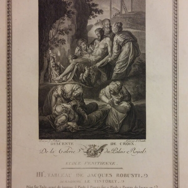 Giacomo Robusti, Deposizione dalla Croce, 1786