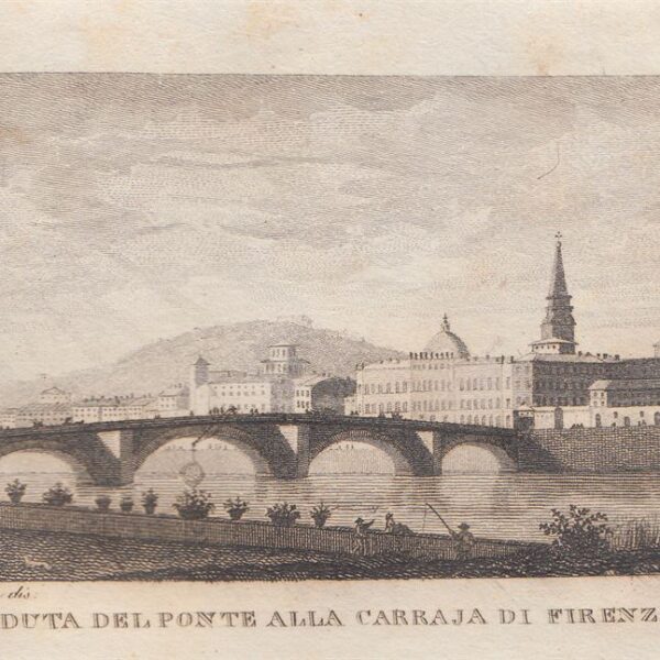 Ponte alla Carraja di Firenze, 1826