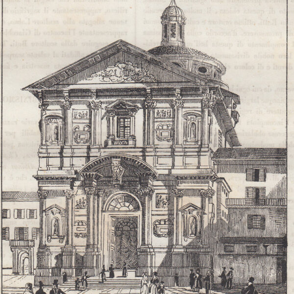 Il Tempio S.Fedele in Milano, 1837