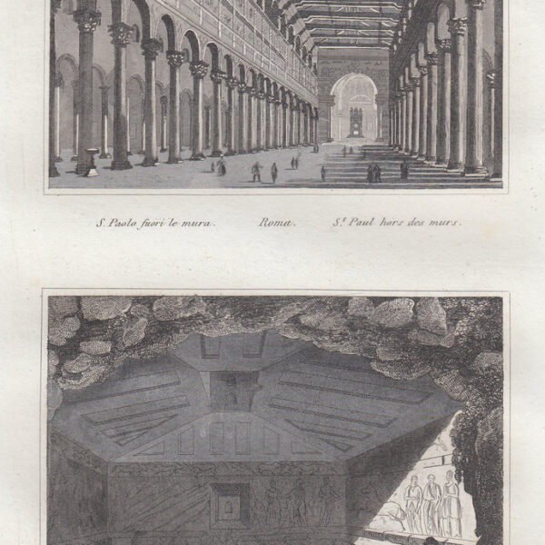 Roma, S. Paolo, Sepolcro Etrusco, 1834-1837
