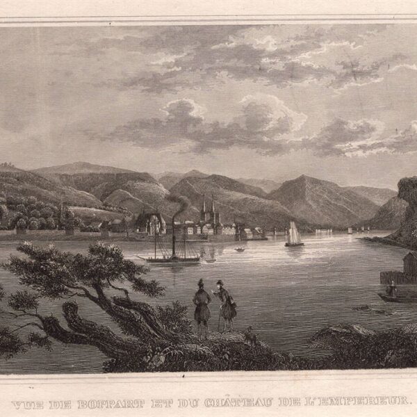 Germania, Vue de Boppart, 1850