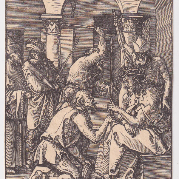 Albrecht Durer, Gesù incoronato di spine, xilografia
