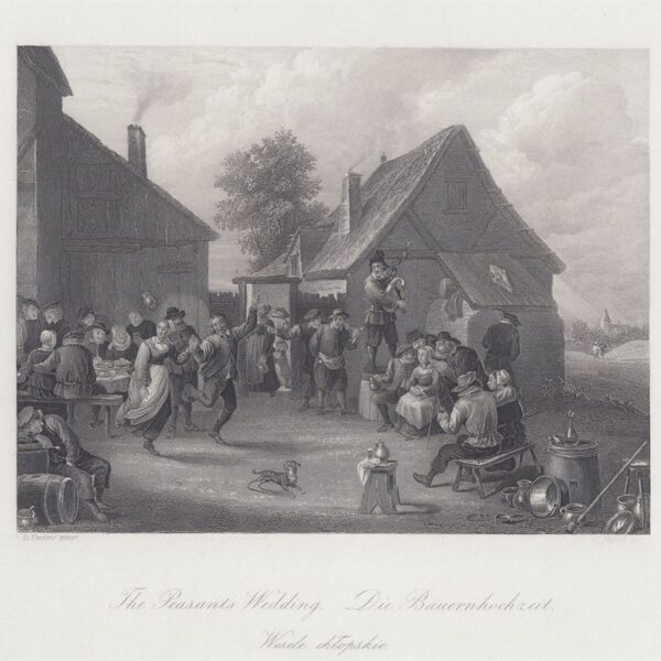 Le Nozze dei Contadini, D.Teniers, 1840-50
