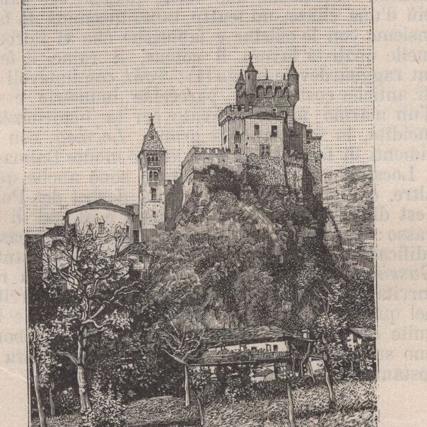 Sarre, Castello di Saint-Pierre, 1890