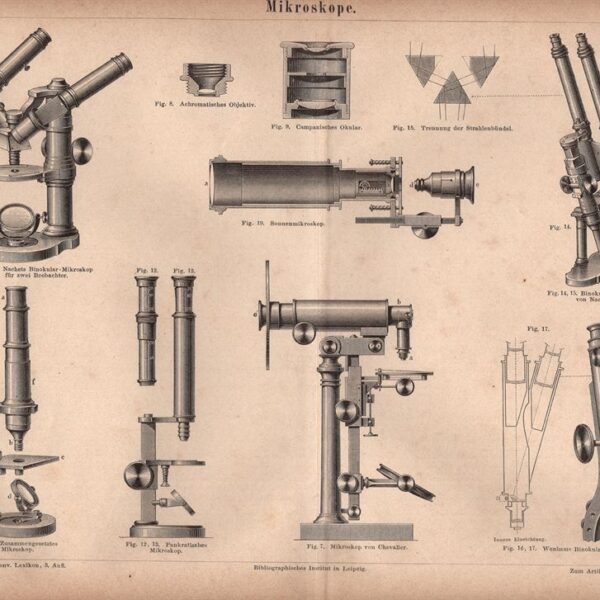 Antichi strumenti, microscopi, mikroskope
