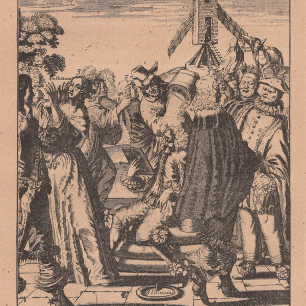 Gli infarinati, xilografia dell'800