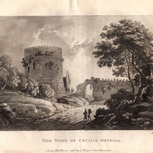 Roma, Tomba di Cecilia Metella, 1798