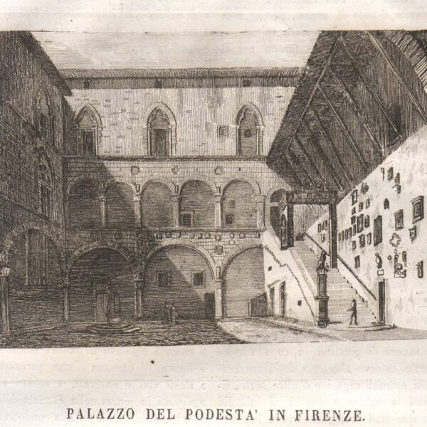 Firenze, Palazzo del Podestà, 1838