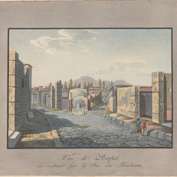 Pompei, Strada delle Tombe, 1830