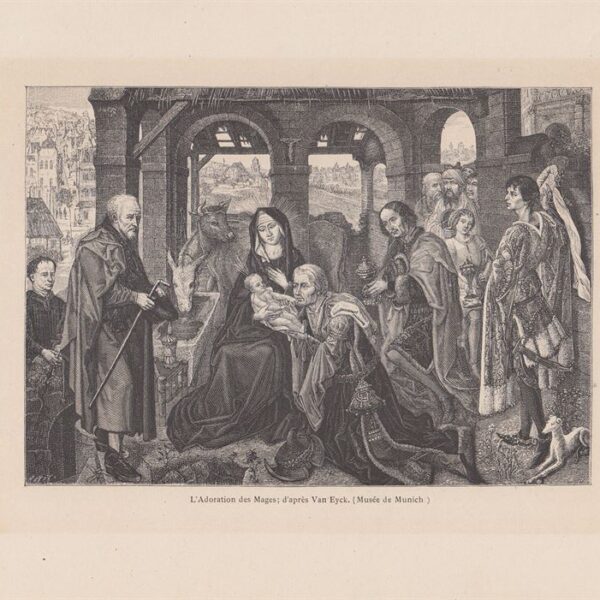 L'adorazione dei Magi Xilografia1877