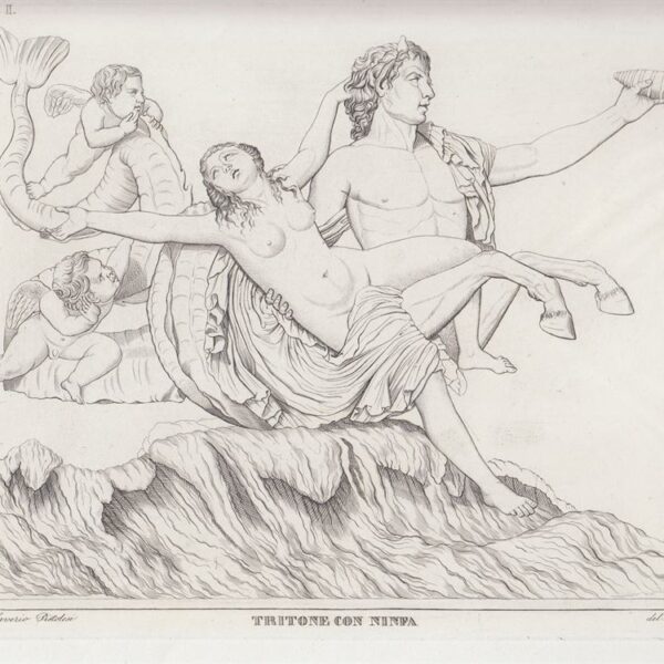 Saverio Pistolesi, Tritone con Ninfa, 1850