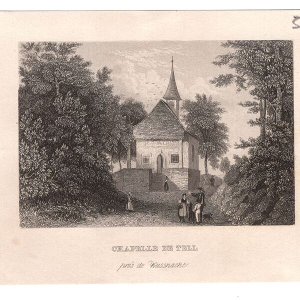 Kussnacht, Svizzera, Chapelle de Tell, 1850