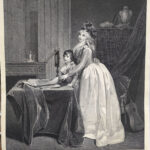 1793 Boilly lo Zograscope L'Optique punteggiato inciso da Cazenave