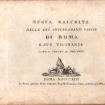 Roma 1826 Parboni Nuova Raccolta delle belle ...vedute di Roma e sue vicinanze