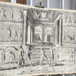 Adriaen Jacobsen Matham (1599-1660) Lezioni di scherma, grande acquaforte