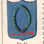 Abruzzo Ulteriore I, stemma civico, acquarellato d'epoca, 1865