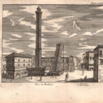 Bologna, Torri Pendenti, Asinelli, Garisenda, 1707