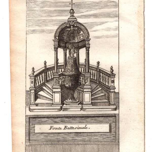 Napoli, Fonte Battesimale della Basilica di San Giovanni Maggiore, 1707