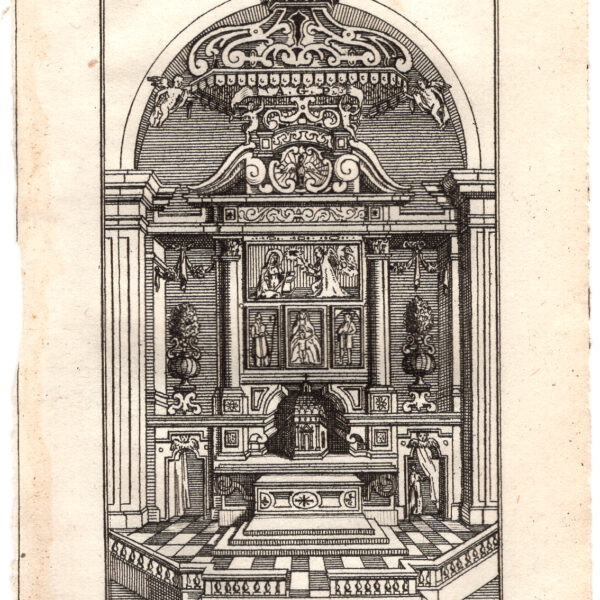 Napoli, Il Grande Altare nella Chiesa dell'Annunziata, 1707