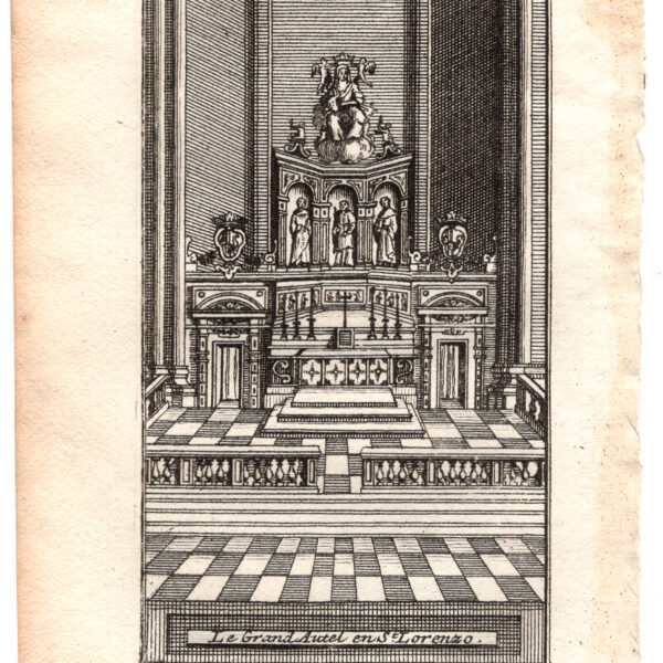 Napoli, Grande Altare in San Lorenzo Maggiore, 1707
