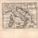 Mappa dell'Italia, 1707