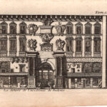 Padova, La Facciata anteriore de L'Accademia, 1707