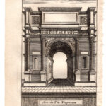 Roma, Arco di Tito Vespasiano, 1707