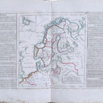 Clouet, Jean Baptiste Louis (1730 - 1790) mappa della Svezia Danim Norvegia 1767