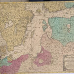 Mappa della Svezia, Russia, Germania, Polonia e Danimarca, 1760