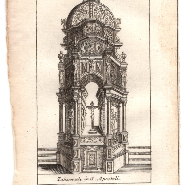 Napoli, Tabernacolo nella Chiesa dei Santi Apostoli, 1707