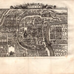 Mappa di Trento, 1707, incisione in rame