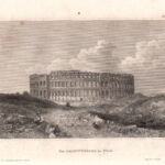 Anfiteatro a Pola, Croazia, A.H.Payne, 1840-50