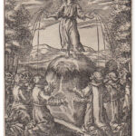Simbolo dell'Eucarestia, il sangue di Cristo cade sugli uomini. Christoffel van Sichem 1629