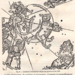 Antiche costellazioni da una stampa del 1559, xilografia 1882