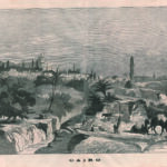 Panorama del Cairo, Egitto, Grande formato, 1865