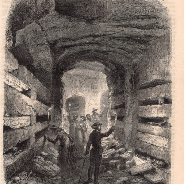 Le Catacombe a Roma, 1861