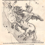 Il Centauro ed il Lupo, da Atlas di Bayer, 1882