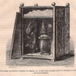 Macchina per raffreddare gli alimenti, frigorifero antico, 1870