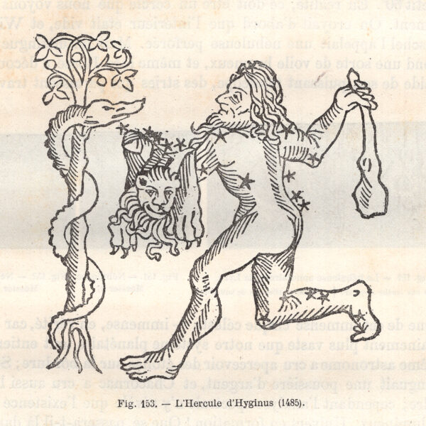 L'Ercole di Hyginus, xilografia 1882