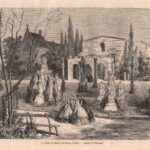 Parigi, Giardino del museo di Cluny, 1861