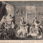 Bottega di Parrucchiere sotto Luigi XV, 1861