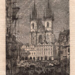 Boemia, Repubblica Ceca, Chiesa di Teyn a Praga, 1866