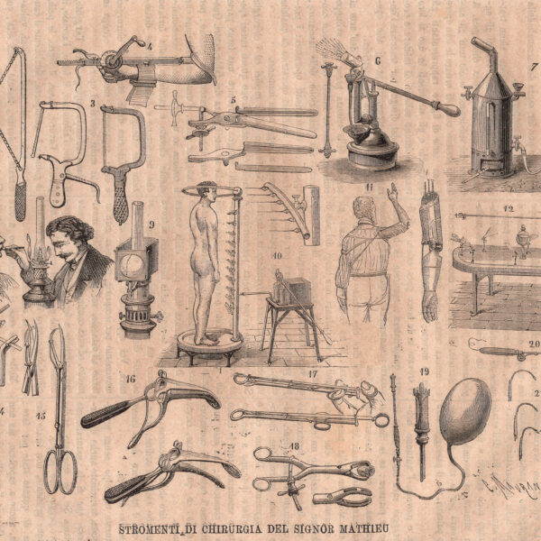 Strumentidi chirurgia, 1870
