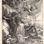 Andromeda del Tempio delle Muse del 1676, xilografia 1882