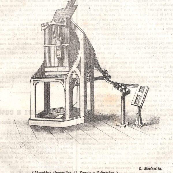 Macchina tipografica di Young e Delcambre, 1842
