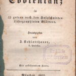 Joseph Schlotthauer, Hans Holbein's Todtentanz, Danza della Morte, 1832