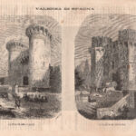 Valenzia, Spagna, La Puerta del Cuarte, la Puerta de Serravos, 1865